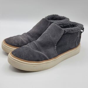 TOMS Paxton Wedge Sneaker, Fur Lined, Womens 7